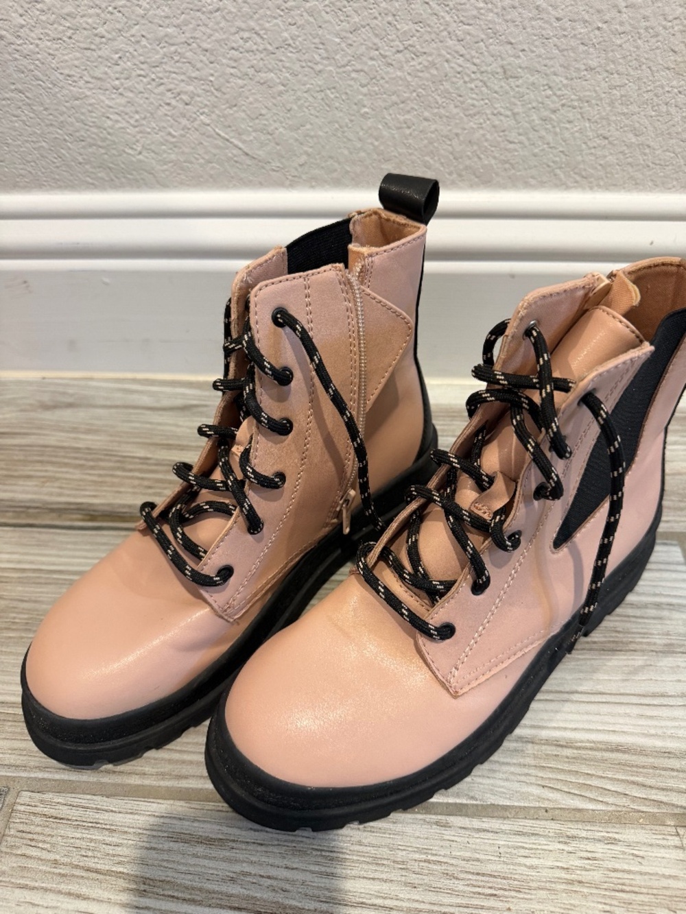Pink boots